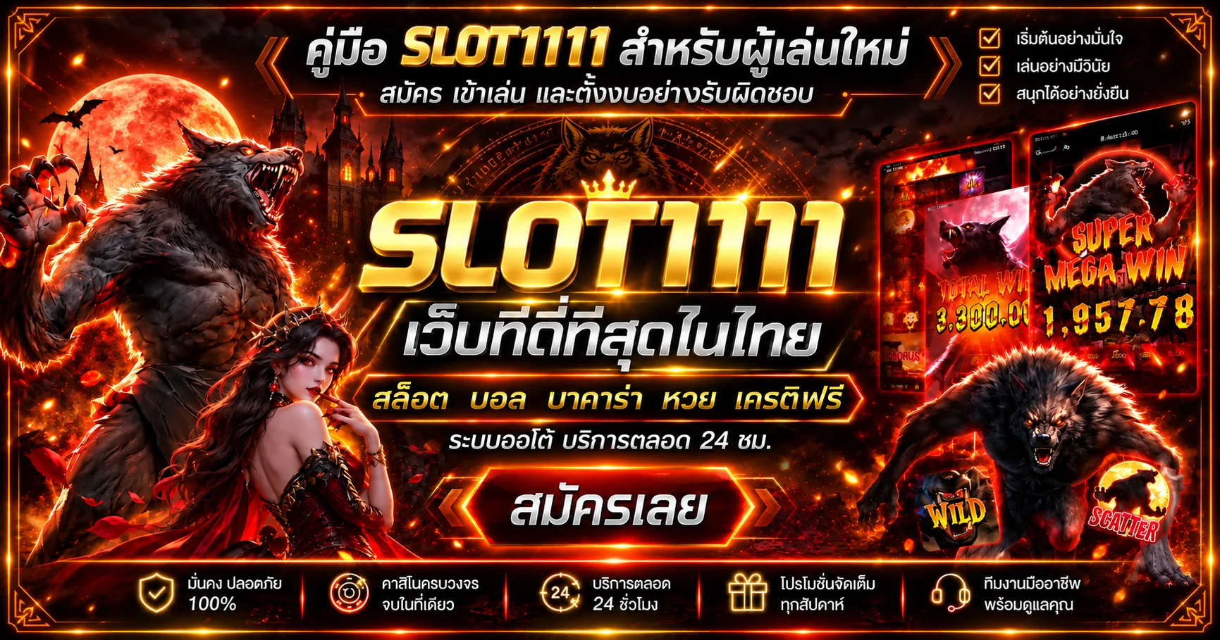 SLOT1111 คู่มือผู้เล่นใหม่ | สมัคร เข้าเล่น ตั้งงบ